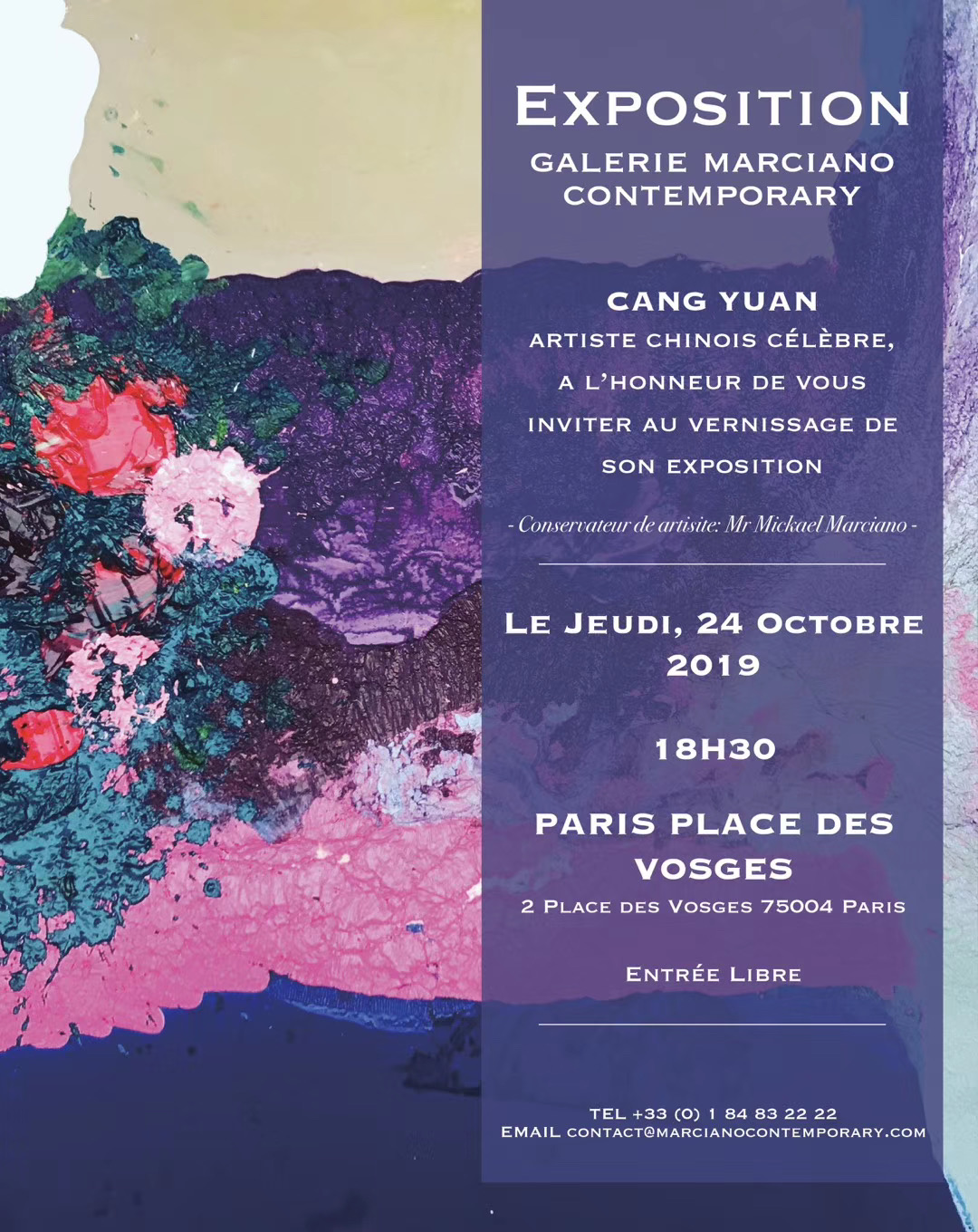 4 CangYuan Solo Exposition A Paris 2019
